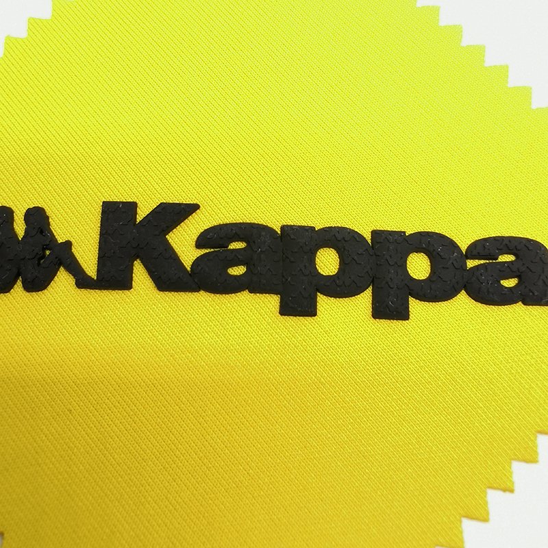 Iron On High Frequency Silicone Label TPU Badges Silk Screen Printing 3D Embossed Logo Heat Transfer Soft Silicone Patch
