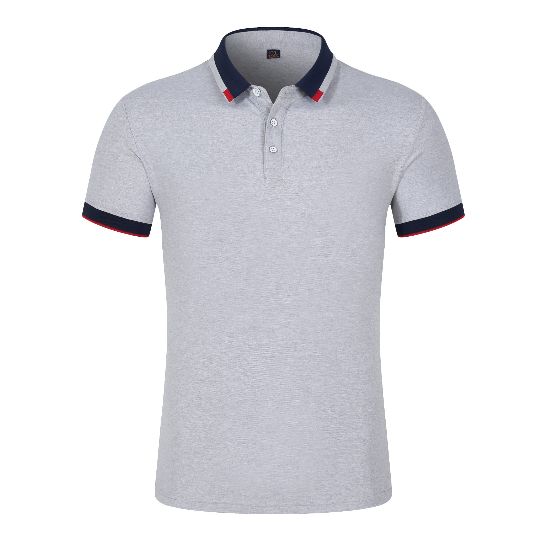 Manufacturer Elastic Eyelets Fabric 100% Cotton Polyester Pure Color Heat Transfer Printed Custom Design Best Mens Polo T Shirt