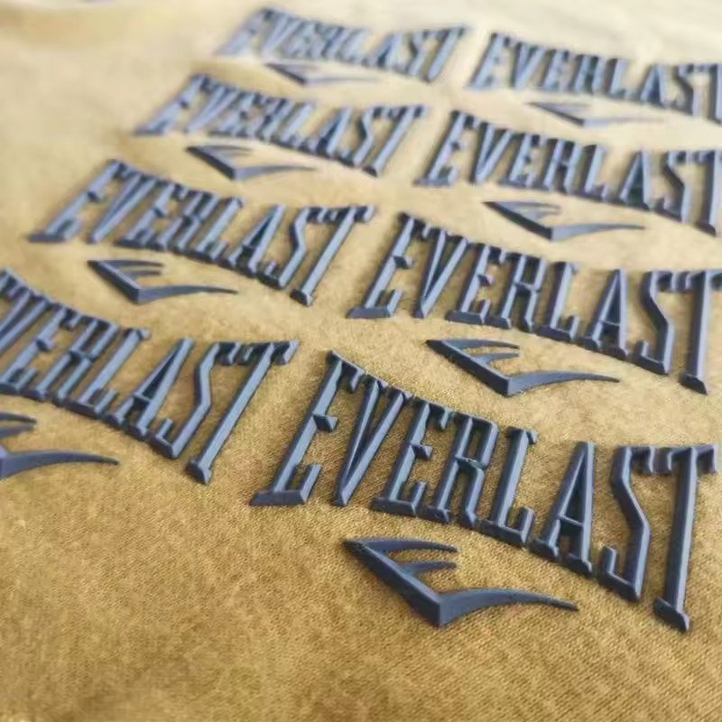 Hot Sales Manufacturer Custom Transfer Printing Rubber Silicone Heat Transfer Label Iron 3D Silicone Transfer Print On t-Shirt