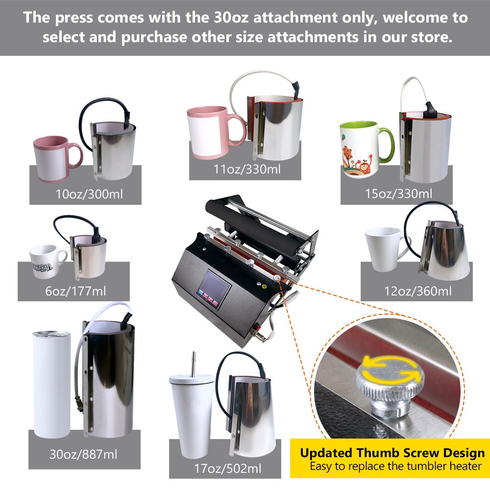 Xingyan Manufacturer Wholesale Transfer Printing 110v 20oz 30oz Cup Mug Tumbler Heat Press Machine
