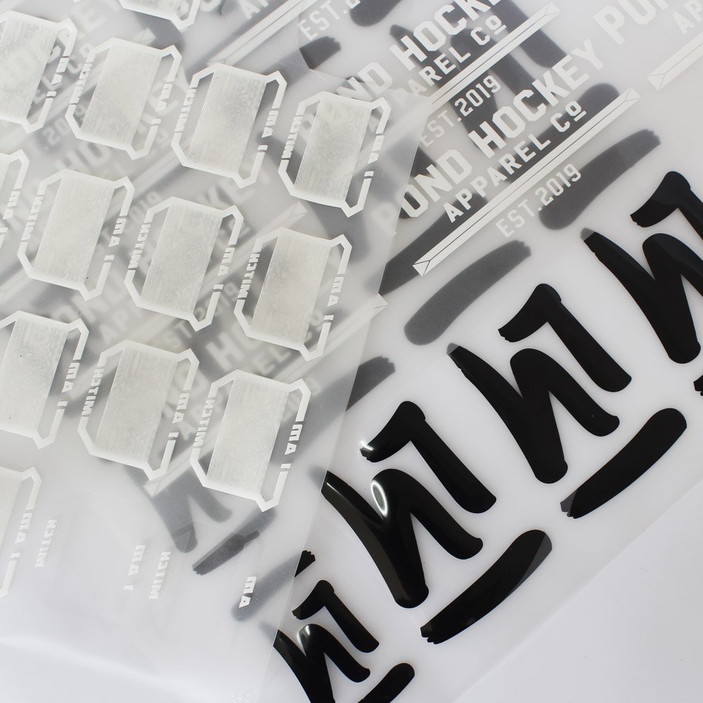 Custom 3D silicone heat transfer iron on transfer for t-shirts