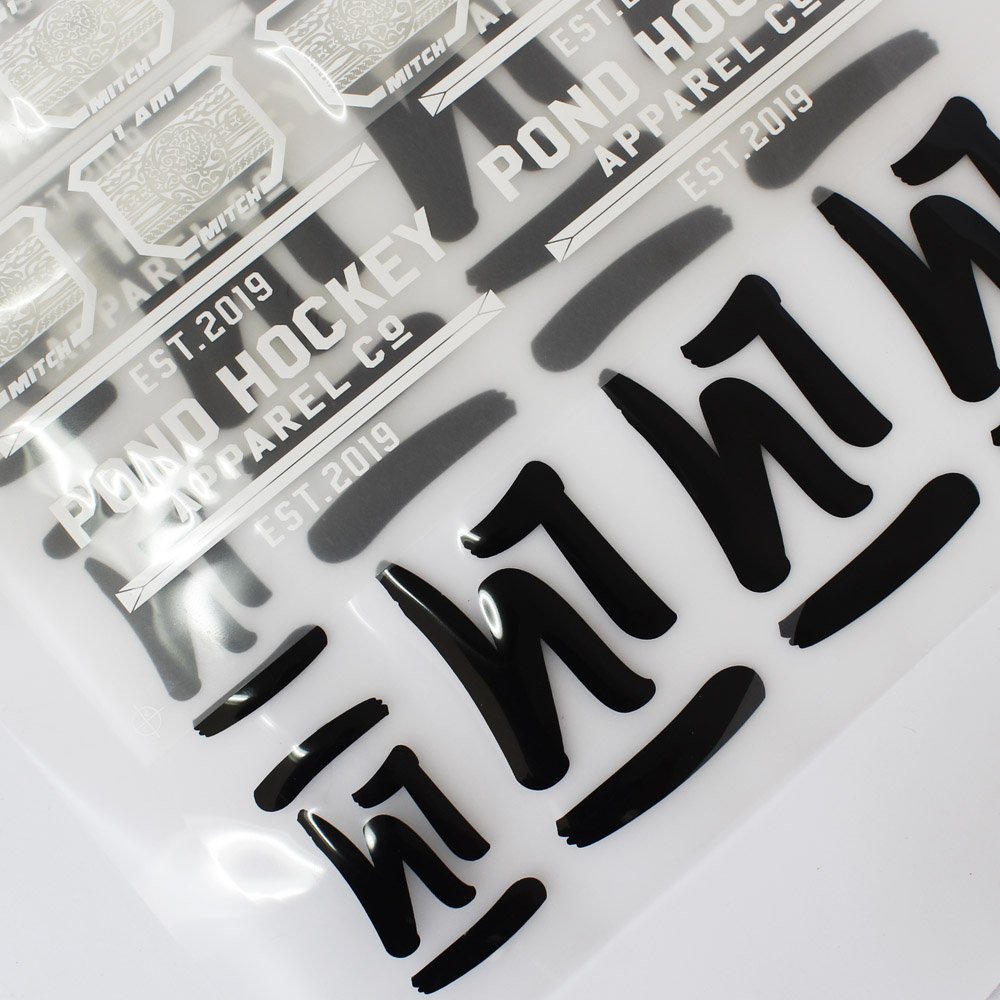 Custom 3D silicone heat transfer iron on transfer for t-shirts