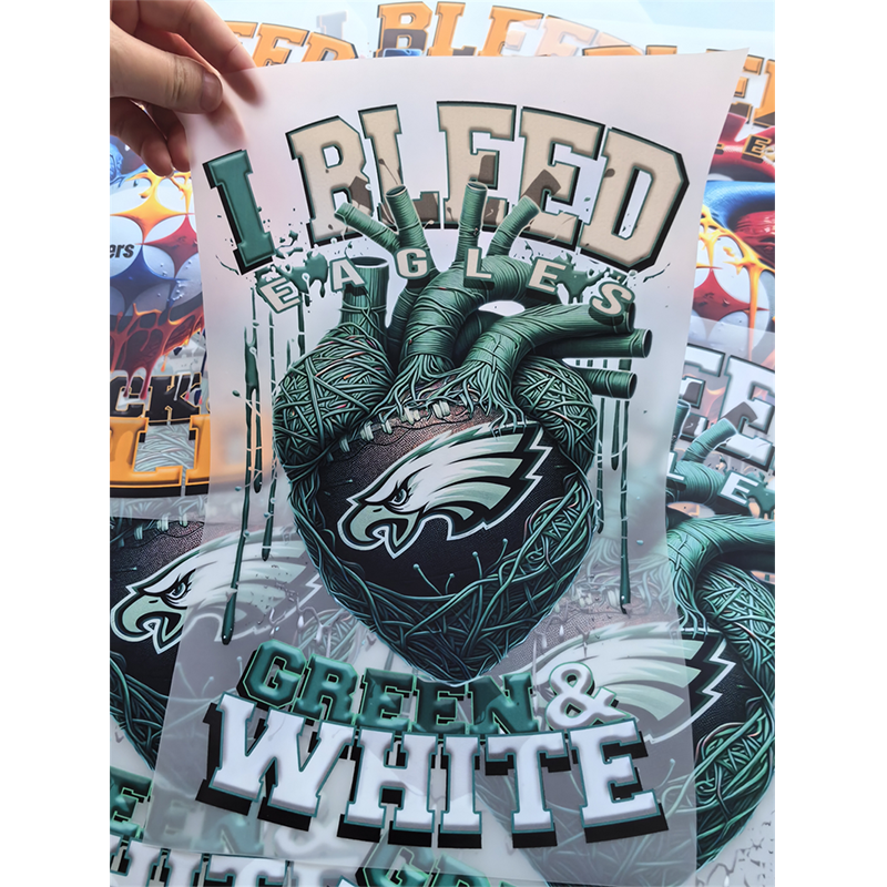 Factory wholesale Dtf Transfers Designs heat transfer vinyl Ready To press Custom Print Transfer For Clothing