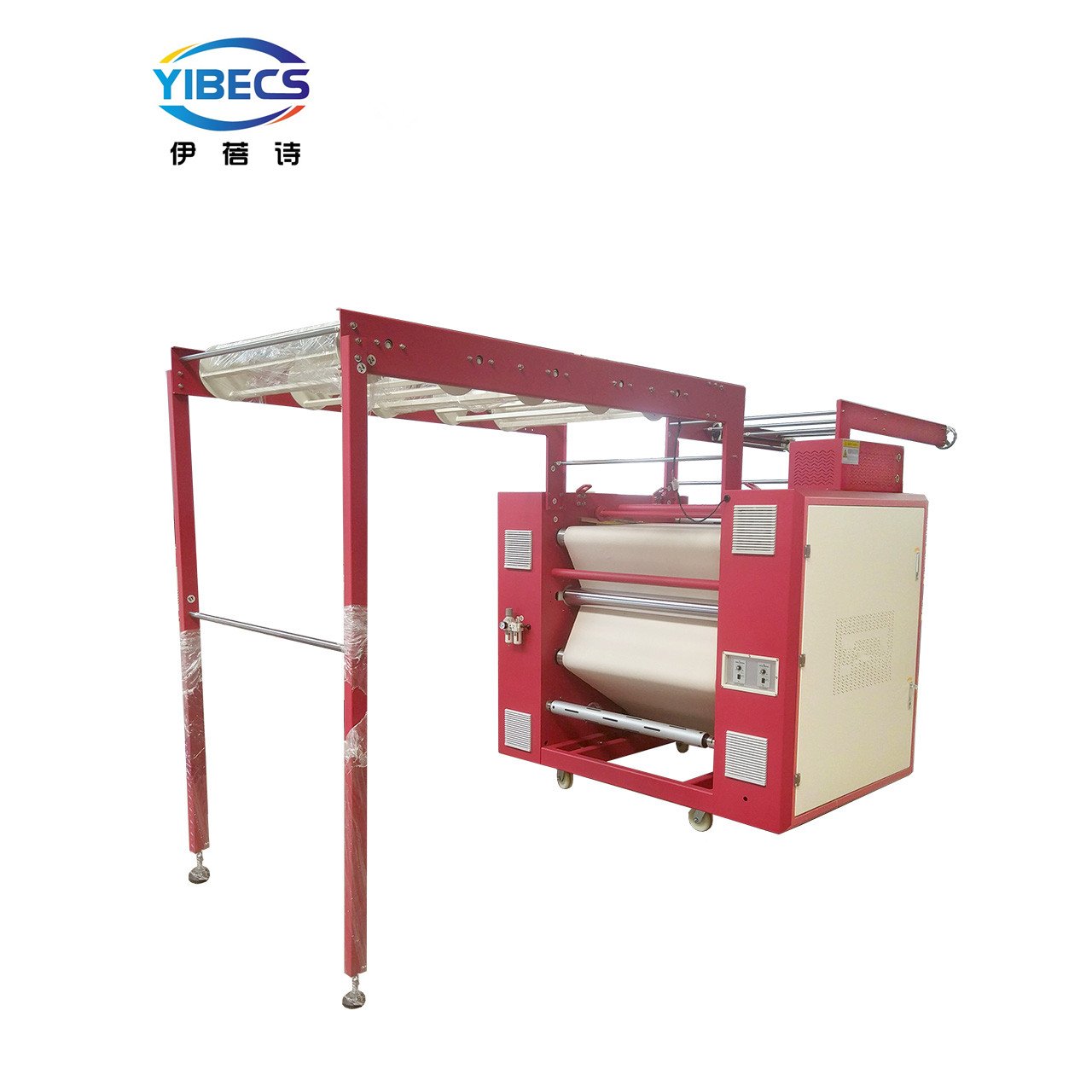 Reliable Quality Economic Calander Printing Calendar Lanyard ribbon Rotary Heat Press Transfer Roller Machine