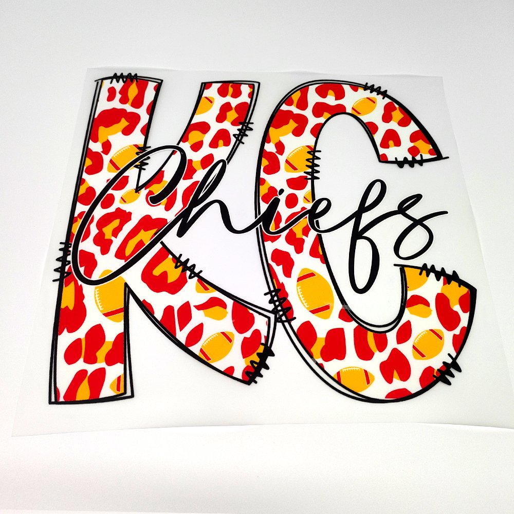 NFL KC Chiefs DTF Heat Transfers Designs Ready To Heat Press Screen Print Transfers nfl KC Chiefs dtf Heat Transfer for Shirts
