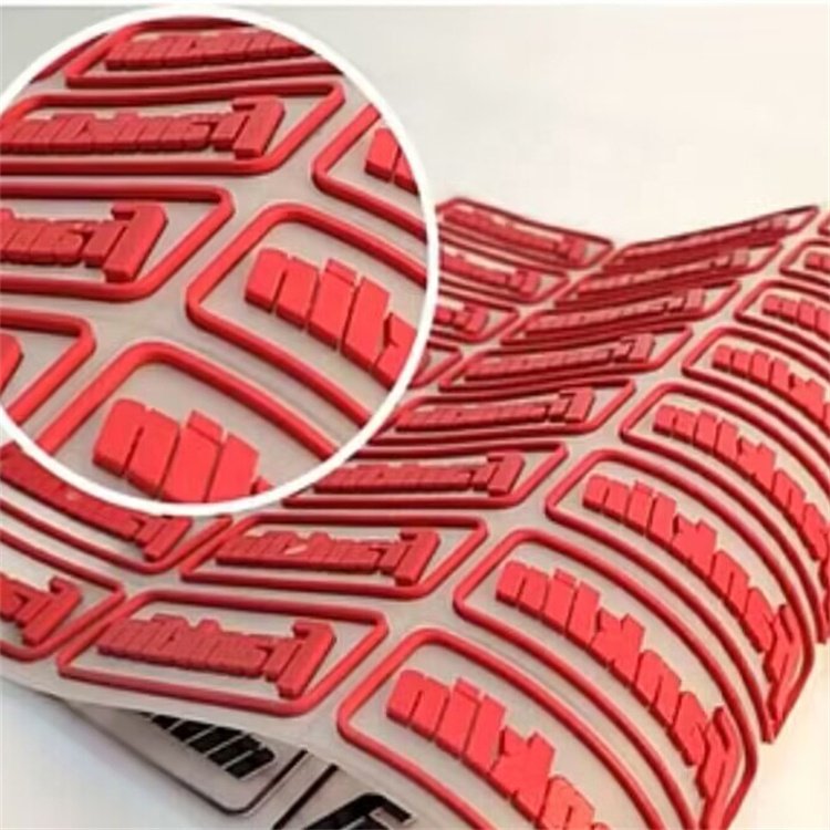 Custom 3d Silicone Heat Transfer Brand Logo Sticker Iron On Transfer Print On T-shirt