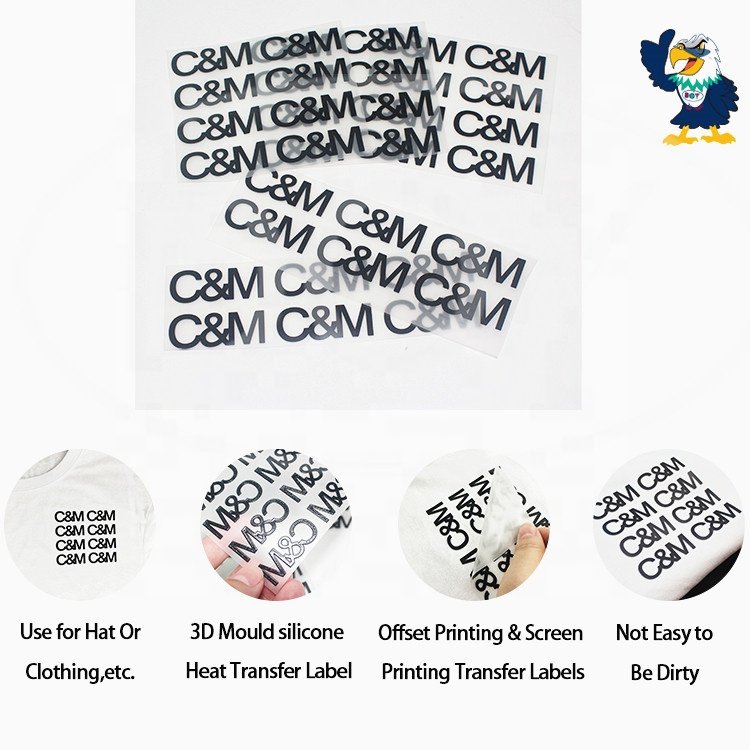 DOY Label High Quality Heat Transfer Tag Maker Custom big Letter Logo Thick Plate Heat Transfer for T-Shirt