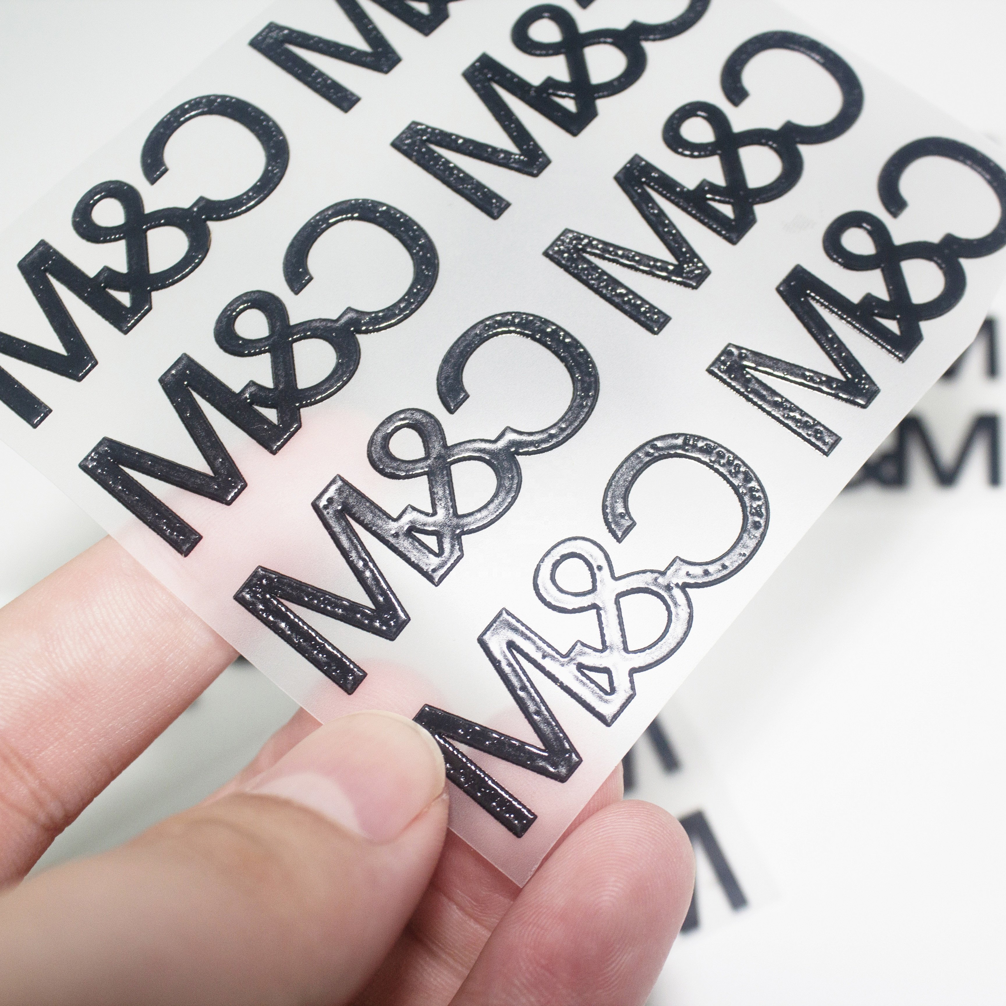 DOY Label High Quality Heat Transfer Tag Maker Custom big Letter Logo Thick Plate Heat Transfer for T-Shirt