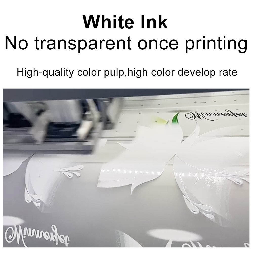 1000ML White DTF pigment bottle ink for Epson DTF XP600 i3200 L805 L1800 P600 P800 dtf transfer film printer