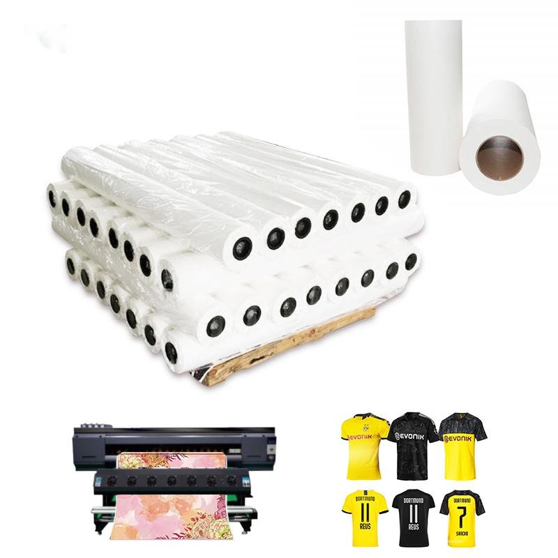 Roll Size print transfer paper Heat Transfer Textile Printing Dye sublimation transfer paper