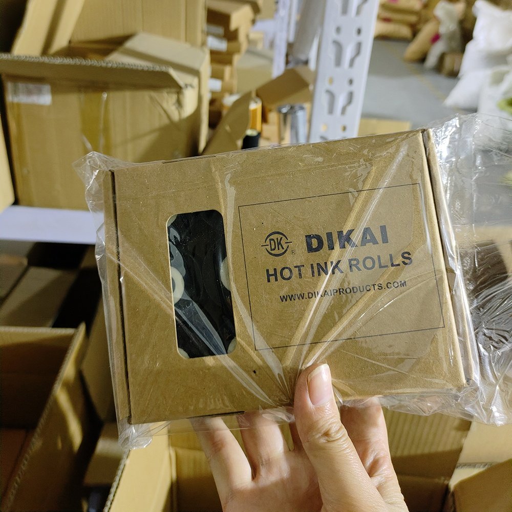 DiKai Black Dia 36*32mm 36*36mm batch Code Printing black hot solid ink roll