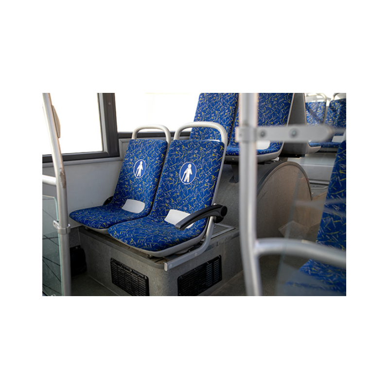 Austrian High Quality Professional Custom Heat Transfer Printing For Automotive Indication On Public Transport Seats
