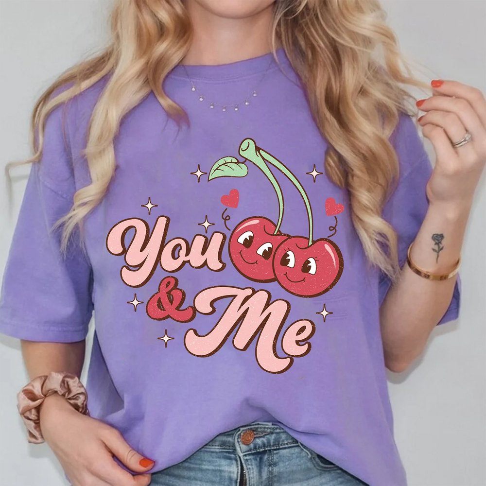 Yunshang Custom Valentine's Day DTF Transfers Printing Valentine's Heat Transfer Vinyl Designs For Clothing t-shirt