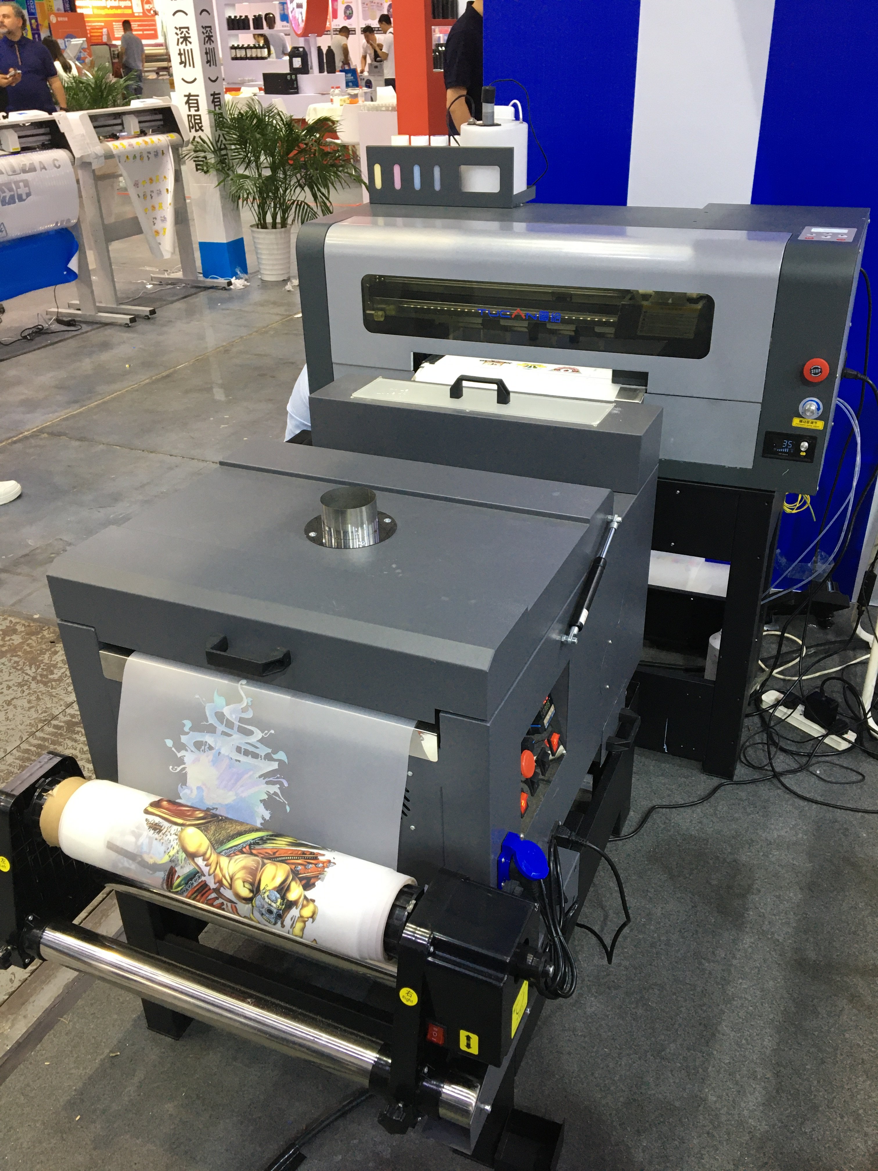 All in one best dtf printer XP600 30cm 40cm T-shirt printing machine dtf printer transfer with shaker and dryer
