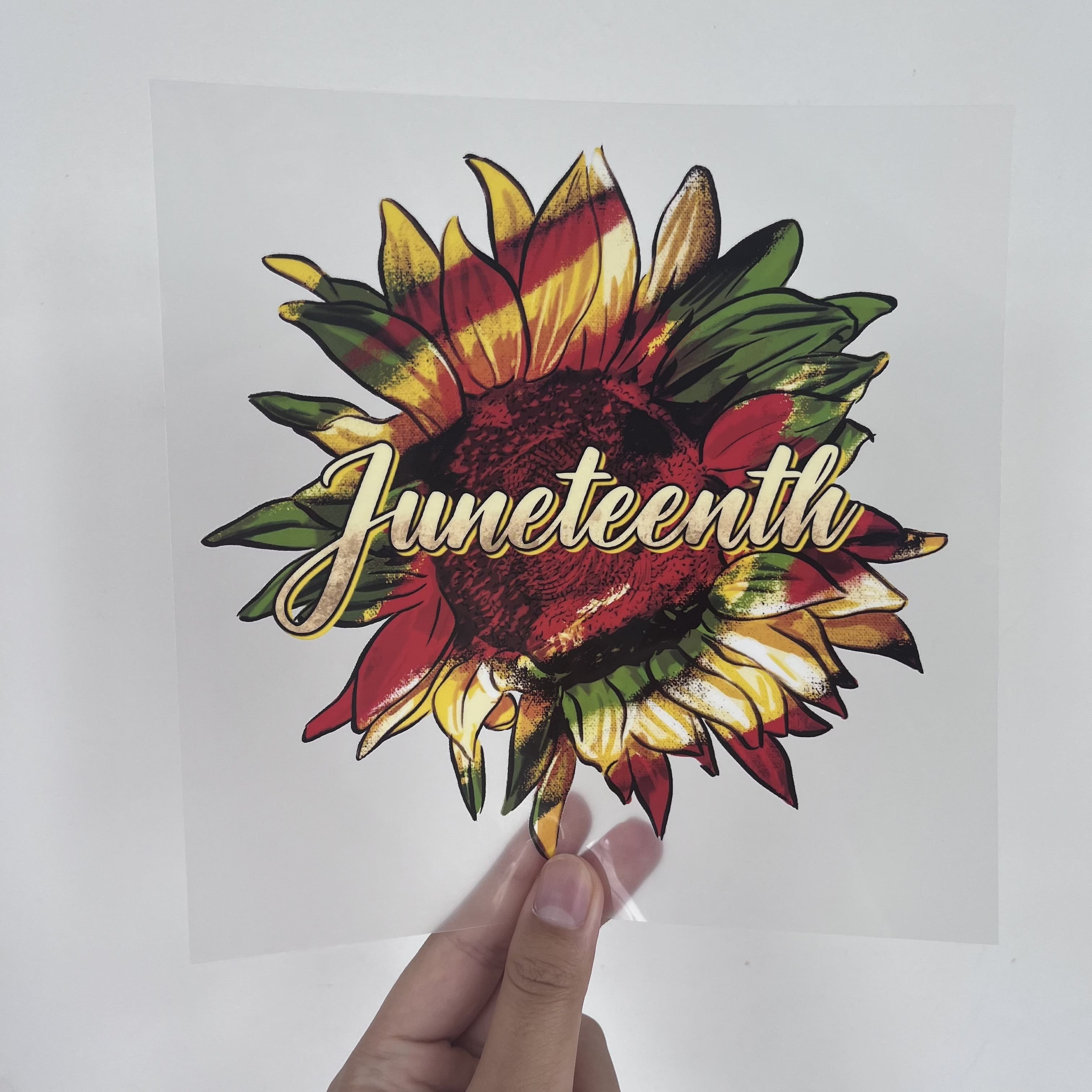 Juneteenth black history custom plastisol heat transfer vinyl stickers dtf transfers designs ready to press for T-shirts