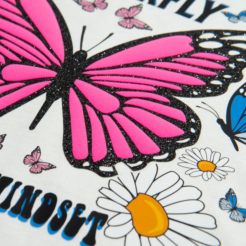 EYD Custom Iron On Heat Transfer Embroidery Patches Rhinestone T Shirt Hoodie Logo Heat Transfer Printing