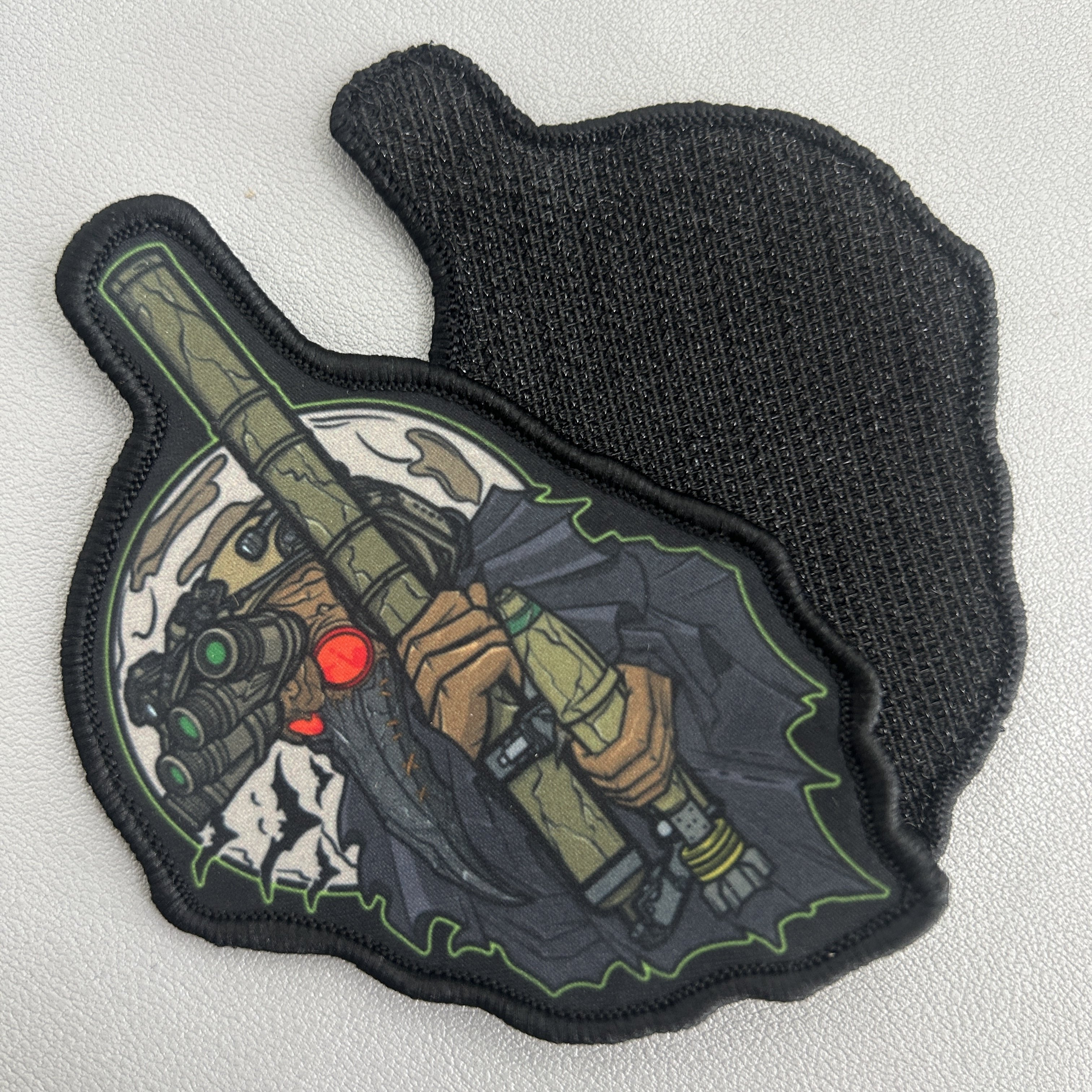Wholesale Custom Sublimation Printed Embroidery Patch Iron On Blank Sublimation Patch Heat Transfer Printing with Merrow Border