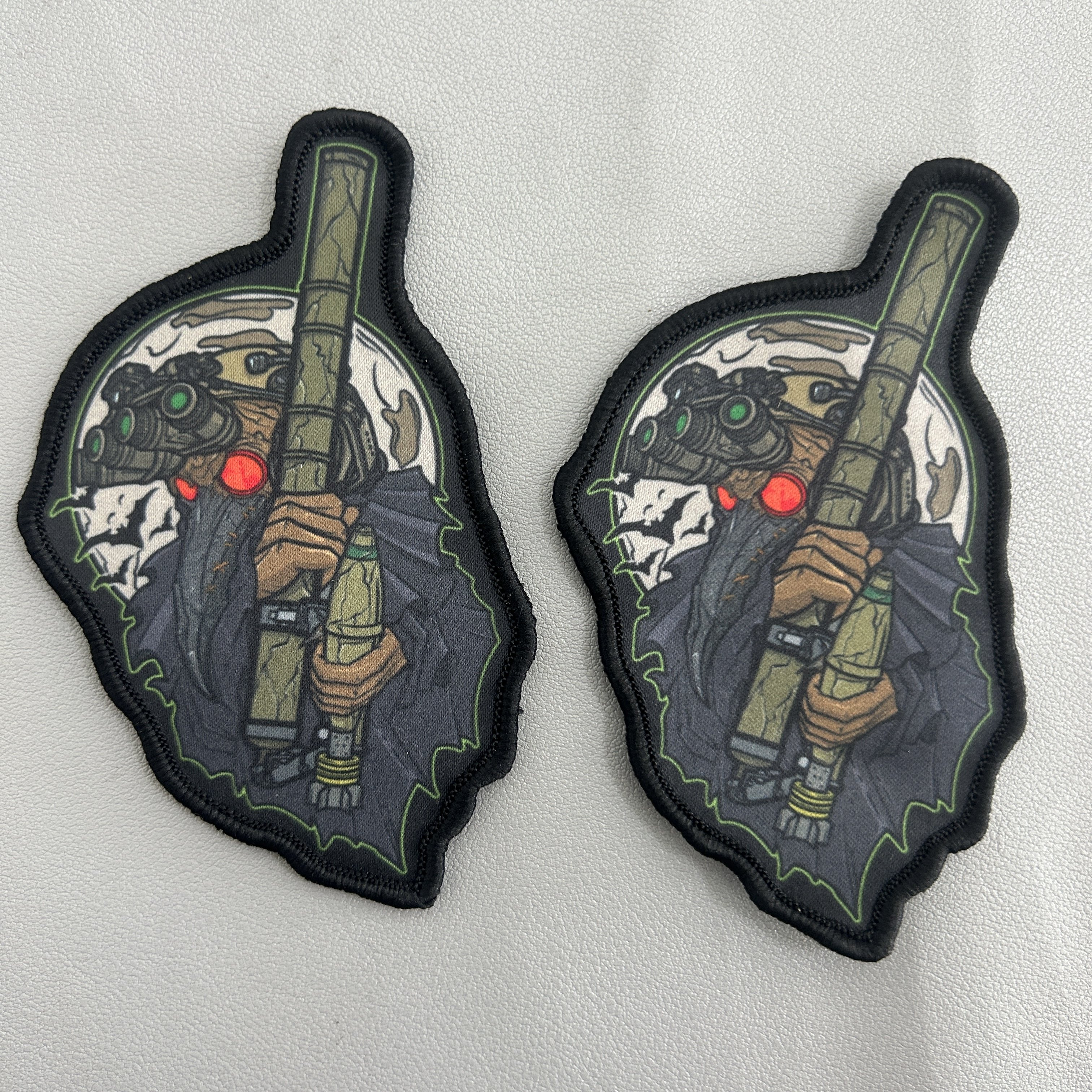 Wholesale Custom Sublimation Printed Embroidery Patch Iron On Blank Sublimation Patch Heat Transfer Printing with Merrow Border