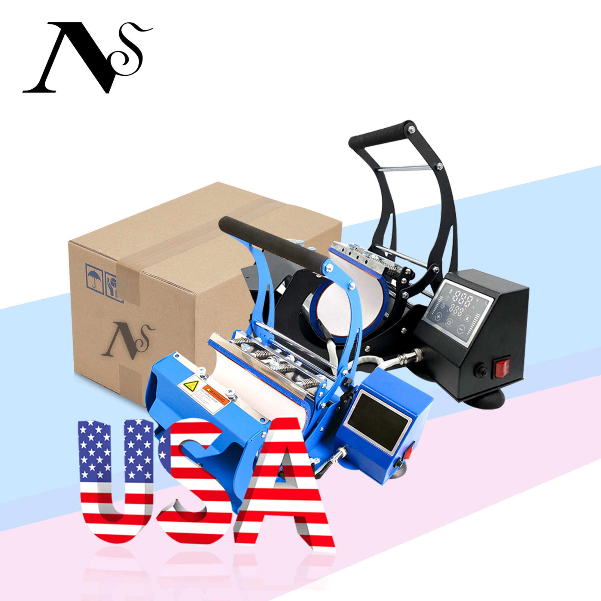 USA Warehouse Tumbler Press 20 oz 30 oz Sublimation Machine Printing Skinny Tumbler Heat Press Machine Sublimation Mug Press