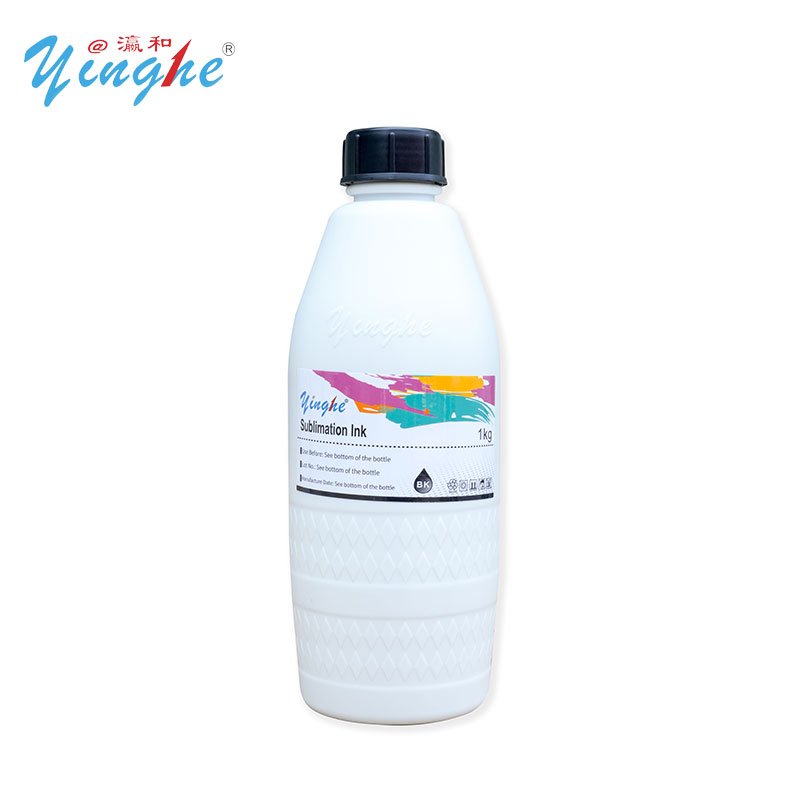 Yinghe Sublimation printer XP600/I3200A1 printhead CMYK Heat Transfer Printing Dye 1000ml=1L cloth/fabric encre de sublimation