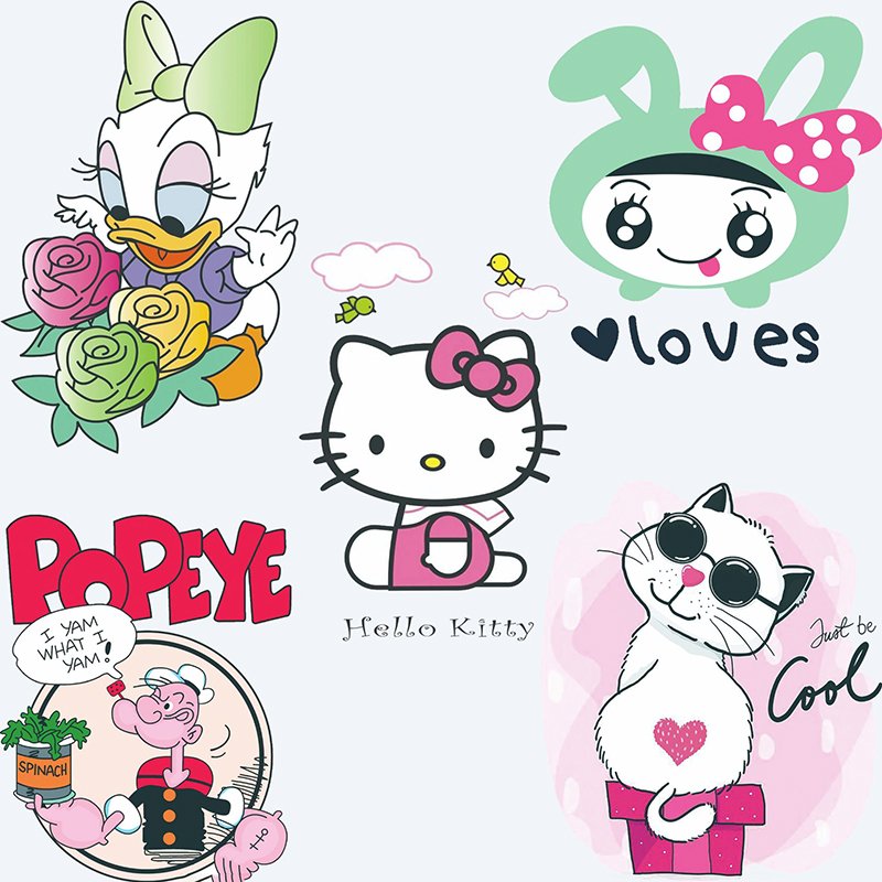 Custom Child Anime Dtf Heat Transfers Printing Thousands of Designs Ready To Press Plastisol Ink Screen Print Heat For Clothes