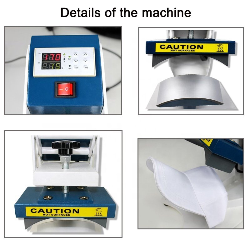 Tabletop DIY Best CE Cap Hat Heat Sublimation Press Transfer Printing Printer Unit Machine