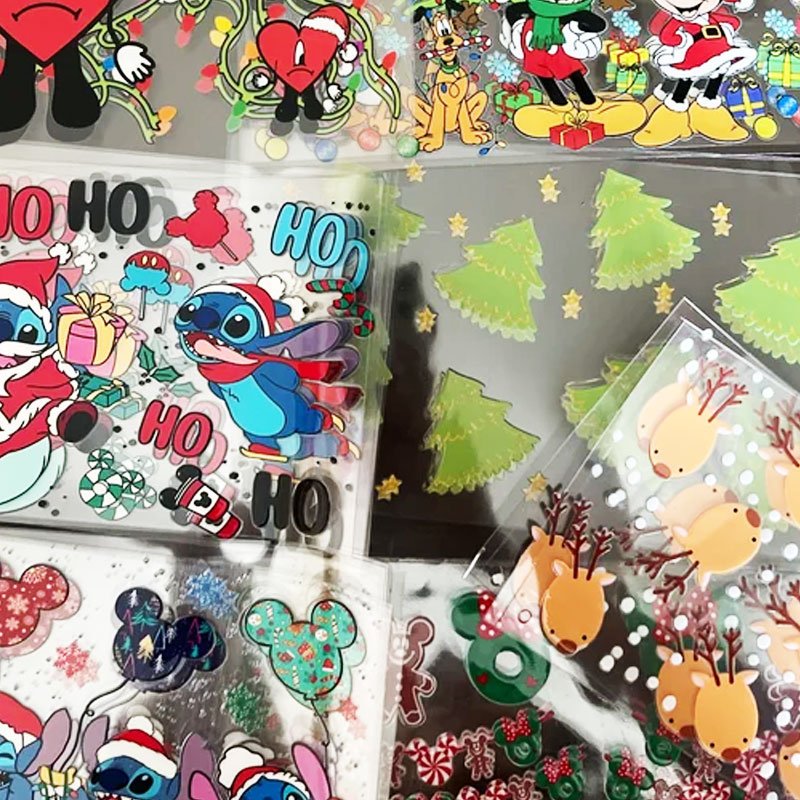 1000+ designs double side uvdtf cup wraps anime cartoon uv dtf rub on transfers permanent decals for 16 20 24 40 oz cups