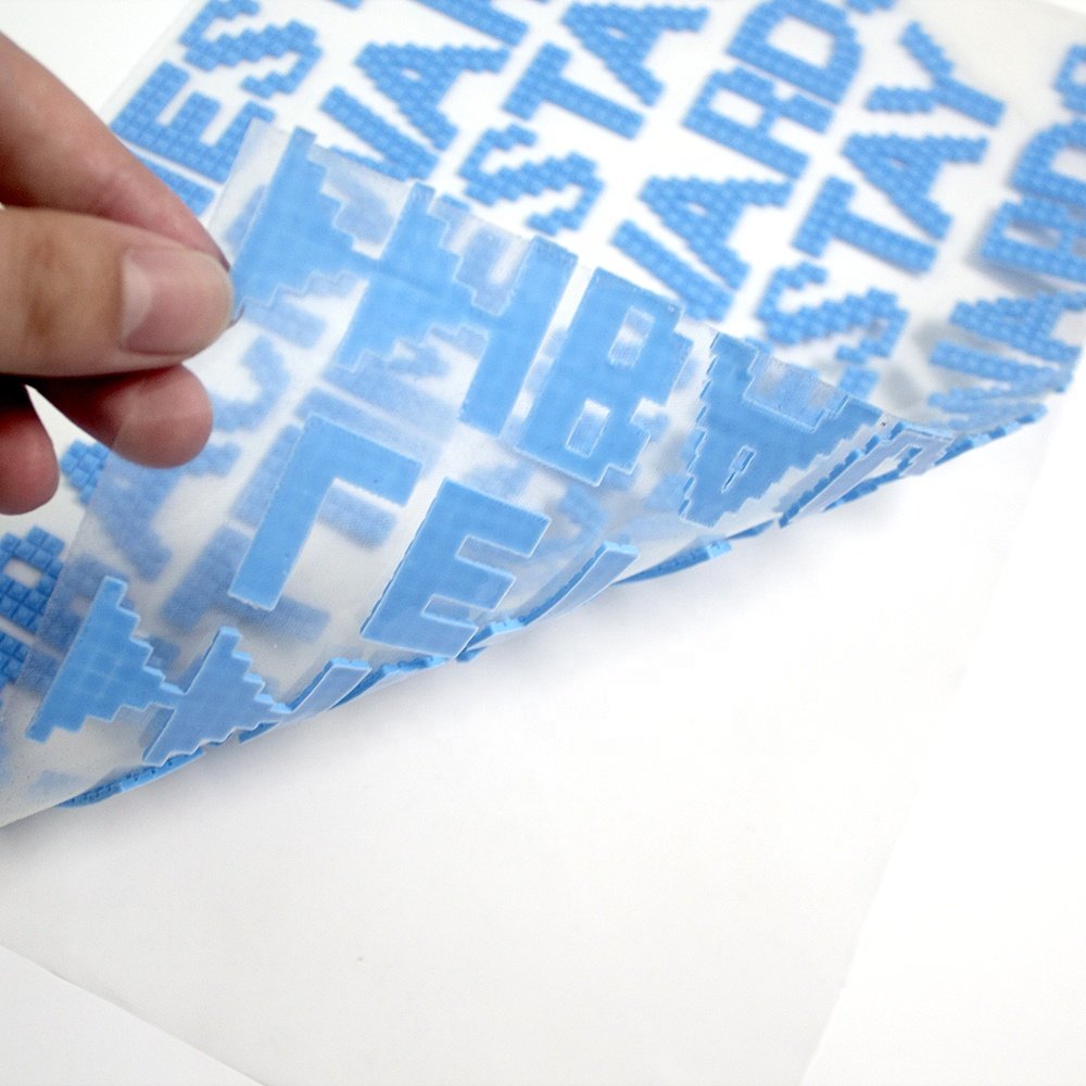 Silicone Garment Stickers Factory Clothing Heat Transfer Letters Labels with Custom Soft 3D Raised Logo