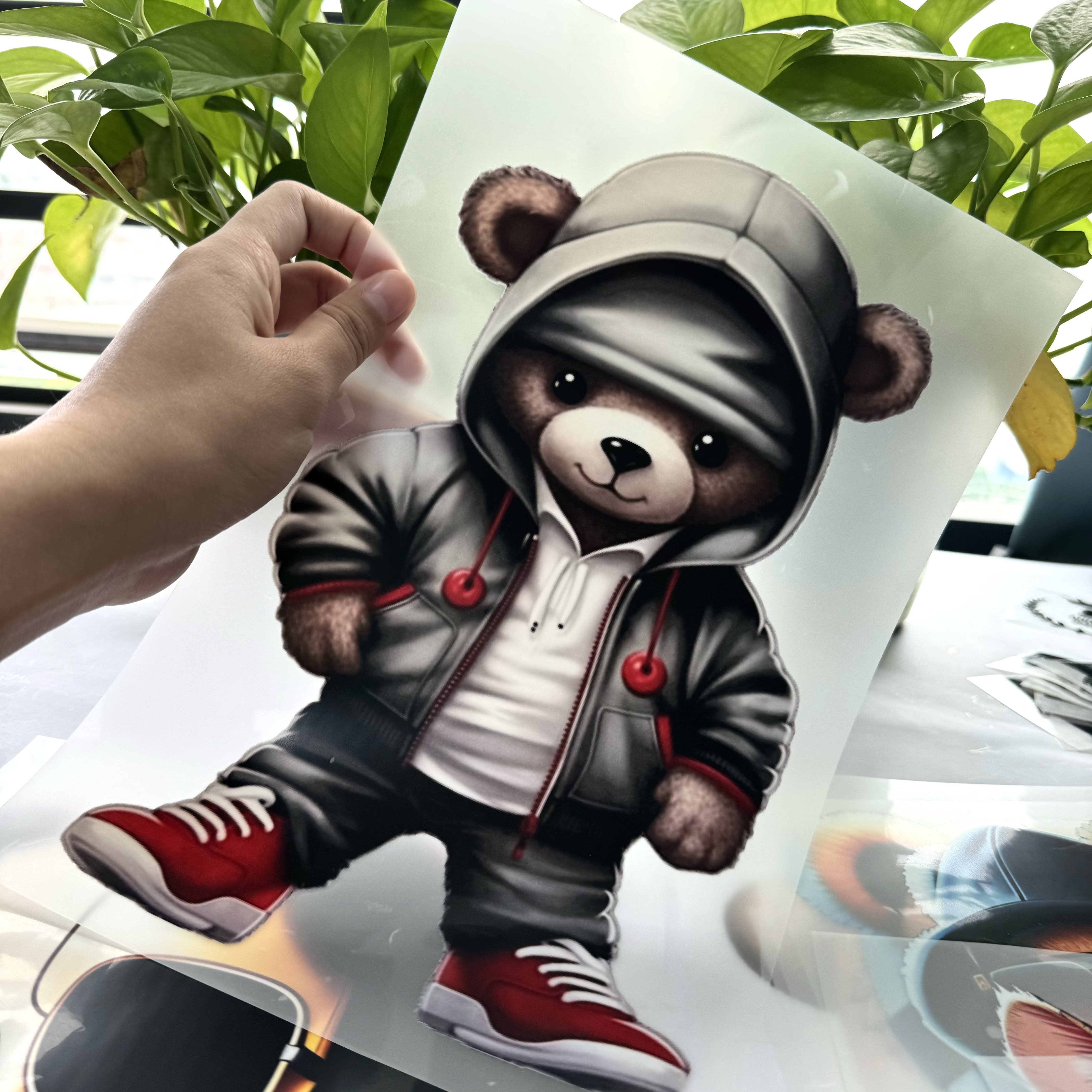 Ready to Press on T-shirts Jeans Canvas Bags Custom High Quality Diy Design Heat Transfer Printing Garment Custom Color 10 Pcs