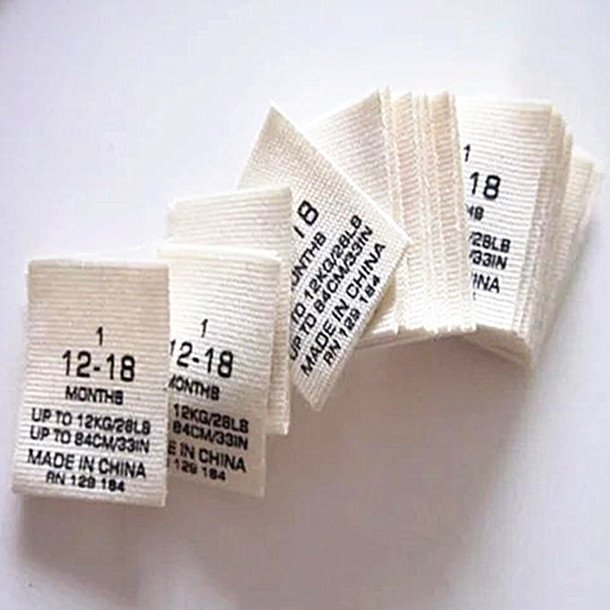 Hang Tag and Label Screen Printed Brand Clothing Printing Garment Labels Soft Patches Embossed 3d Logo Tpu Labels Shoes Hot Cut