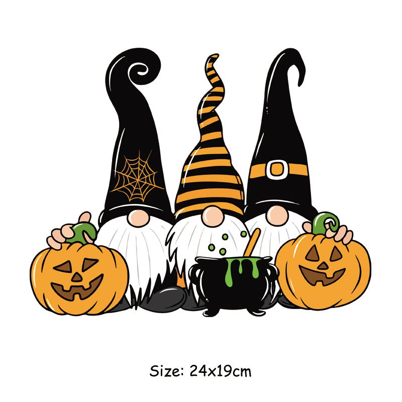 Custom Halloween Dtf Transfers Ready To Press Full Color Horrible Heat Transfer Printing Stickers Iron on T Shirt Fabric
