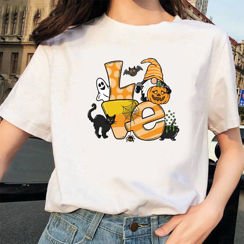 Custom Halloween Dtf Transfers Ready To Press Full Color Horrible Heat Transfer Printing Stickers Iron on T Shirt Fabric