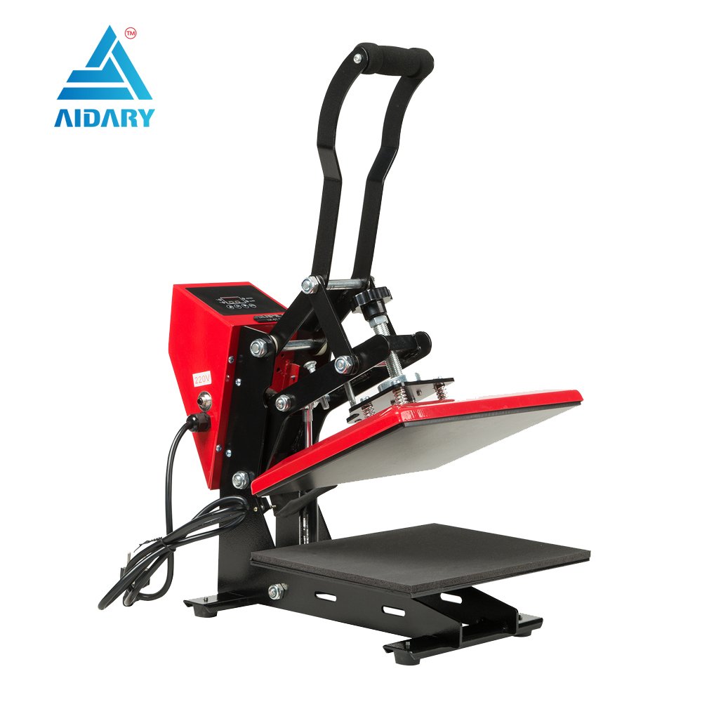 23x30cm Manual Heat Press Machine for Cotton Tshirt Press Heat Transfer Provided 18 CE Certificate Digital Controller Multicolor
