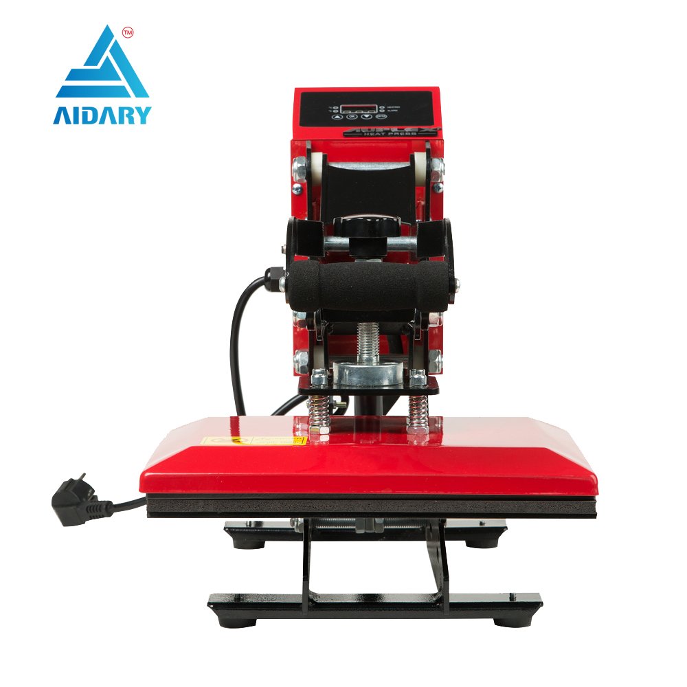 23x30cm Manual Heat Press Machine for Cotton Tshirt Press Heat Transfer Provided 18 CE Certificate Digital Controller Multicolor