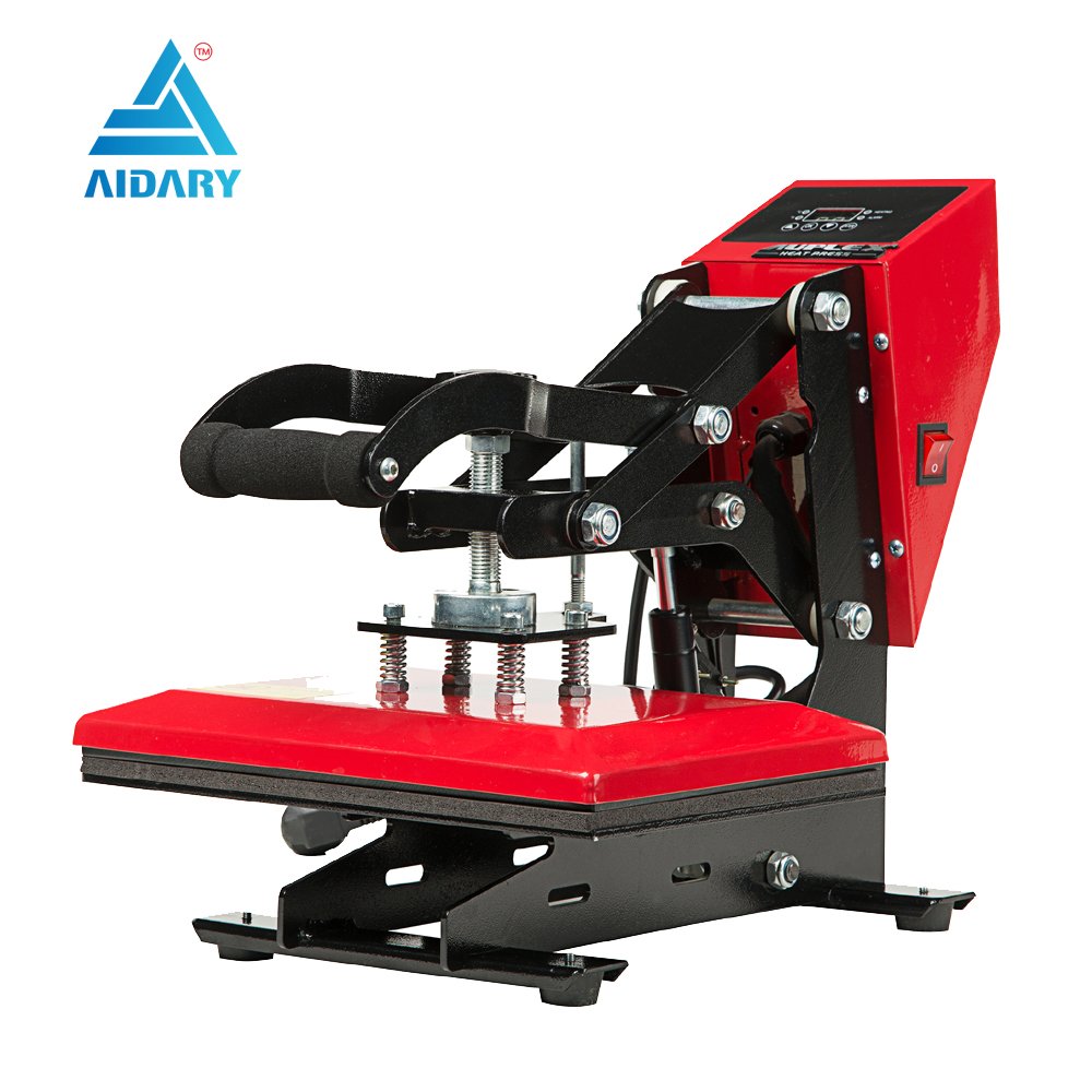 23x30cm Manual Heat Press Machine for Cotton Tshirt Press Heat Transfer Provided 18 CE Certificate Digital Controller Multicolor