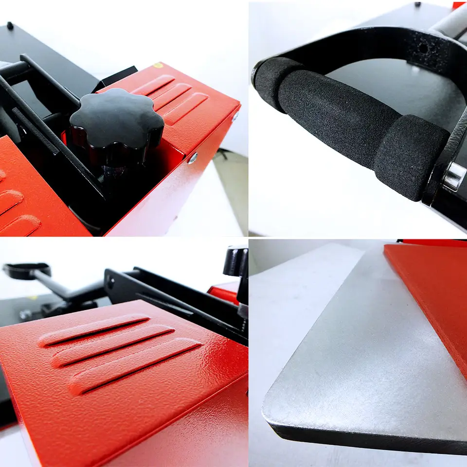 High pressure T shirts heat press transfer machine 38*38 plain flatbed heat transfer printing machinery