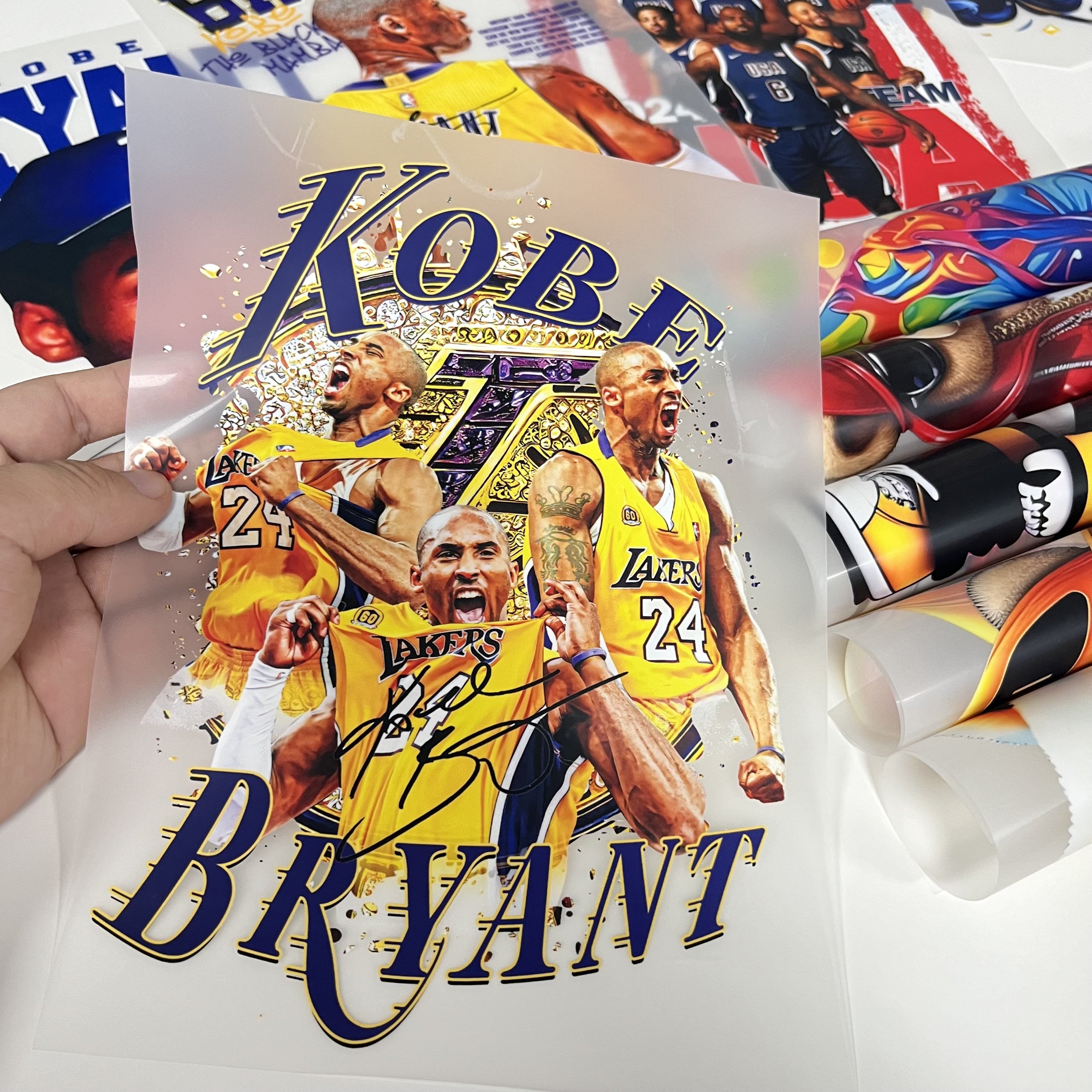 Factory Custom Hot sale Design Screen Printing Soft Plastisol Heat Transfers DTF Transfer Logo Print on Clothing Printing