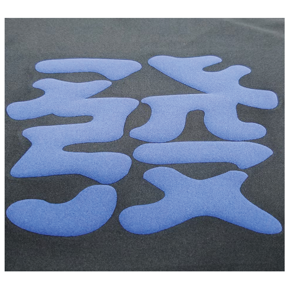hongcai puff heat transfer printing Custom Design Colorful 3D Puff Screen Puff Print For Men's T-shirts Cotton