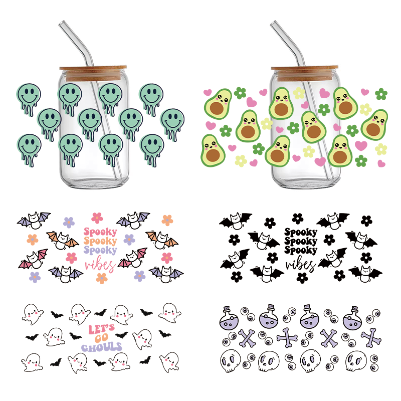 Factory custom Good Price uv dtf 16oz 20oz wrapsWrap Cold Transfers Waterproof Sticker uv dtf transfers for cups wrap