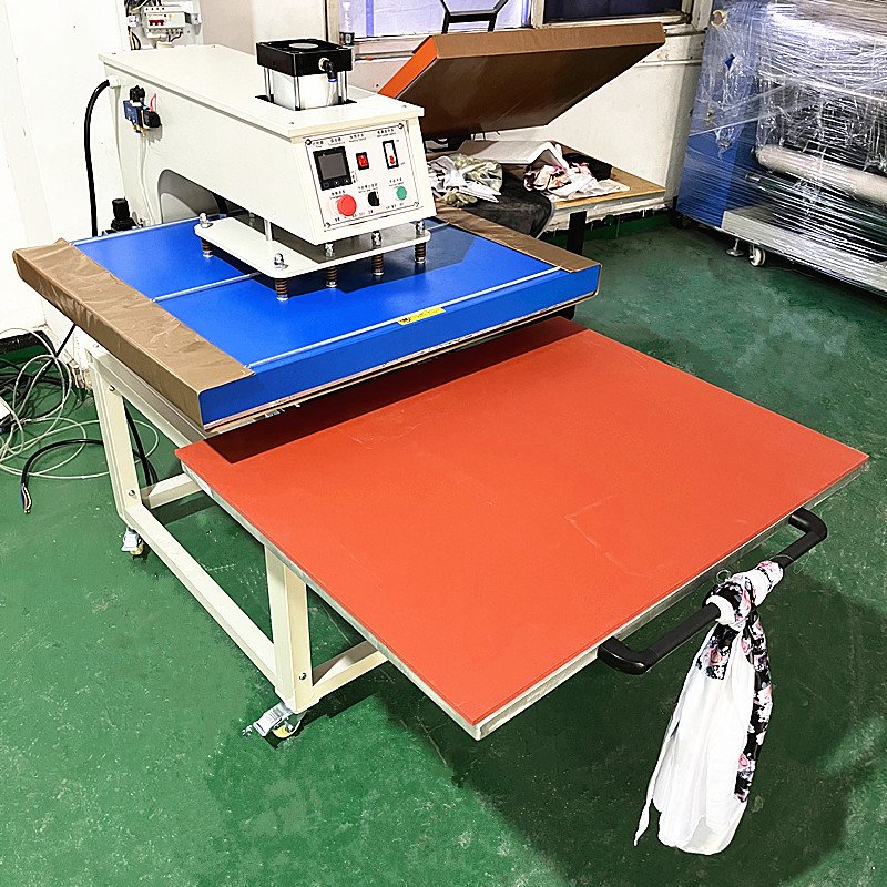 Large Format Smooth Swing Touch LCD Heat Press Machine Heavy Duty 80x100 Sublimation Machine Garment Fabric Printing Provided