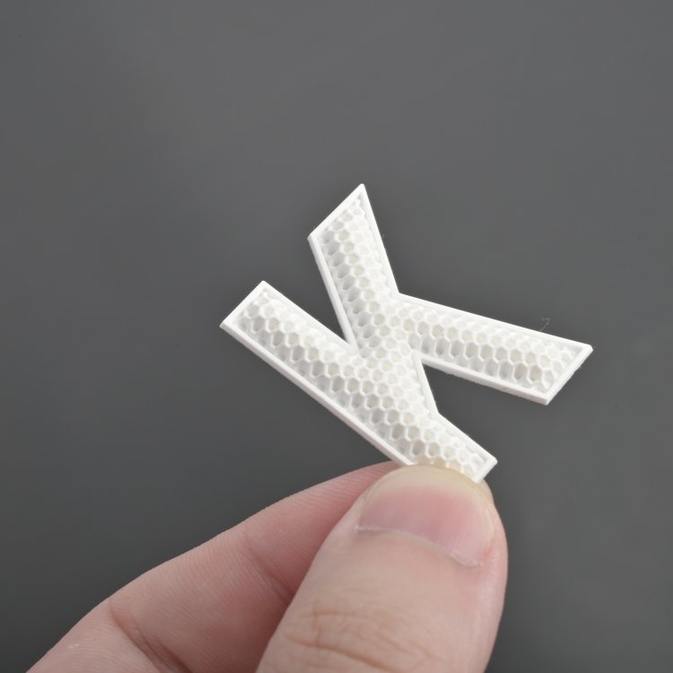 3D silicone hot stamping label Honeycomb thick plate silicone printing label Silicone heat transfer hot stamping label