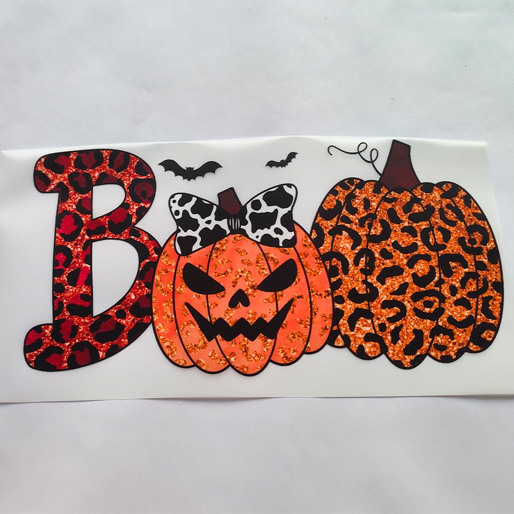 Screen print wholesale design ready to press plastisol halloween thermal iron on vinyl custom dtf heat transfer for t-shirt