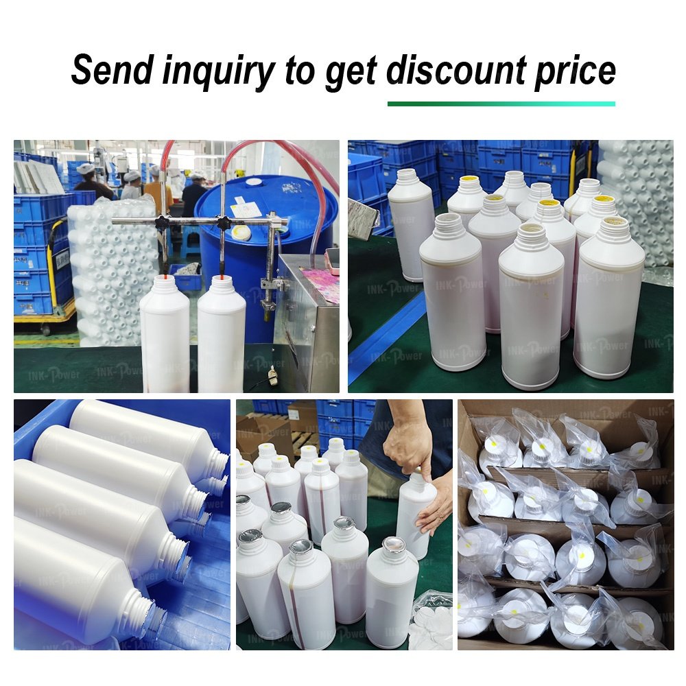 INK-POWER 500ML Bottle Compatible Universal Eco Solvent Eco-solvent Ink For Inkjet Epson xp600 dx4 dx5 dx7 Printer Print Head