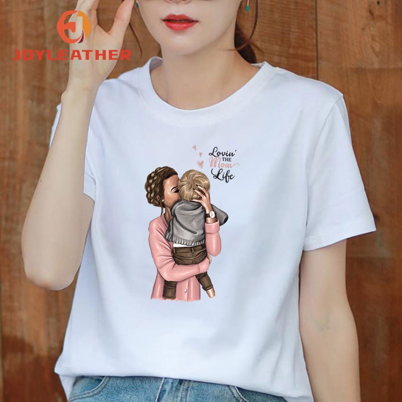 Wholesale Plastisol Mother Baby family T-shirt Custom Mother's Day Screen Print Heat Transfers