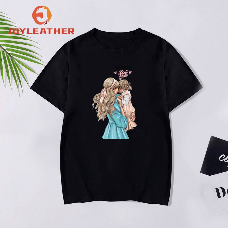 Wholesale Plastisol Mother Baby family T-shirt Custom Mother's Day Screen Print Heat Transfers