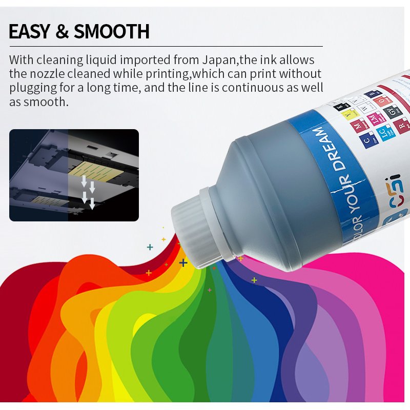 Factory hot sale 1000ml Good Vivid Colors Dye Sublimation Ink For Transfer Printing