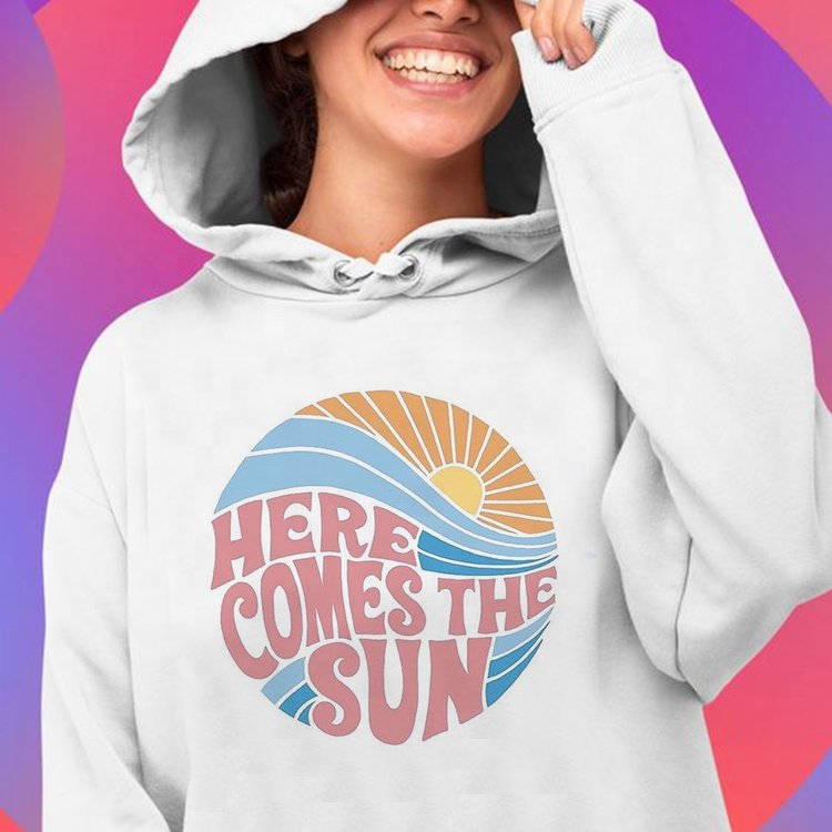 Hot Sale Custom Fashion Brand Name Logo Plastisol Printing Heat Transfer Sticker Labels for Clothes