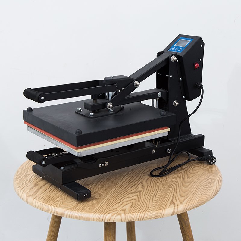 Hot Sale 1800W Digital 38*38 Heat Transfer Printing Sublimation Machine Portable Heat Press Machine for T-shirt Tote Bag