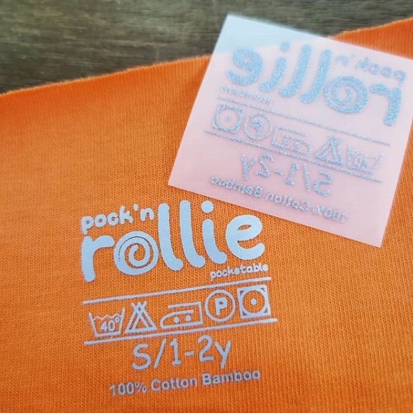 Custom Rubber 3D Raised Patch Effect Brand Name Embossing Logo Iron On Clothing Label Silicone Heat Transfer Printing