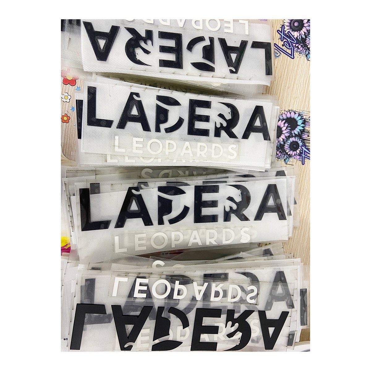 High density Custom 3D silicone logo Heat Transfer Printing iron on transfer print on t-shirt